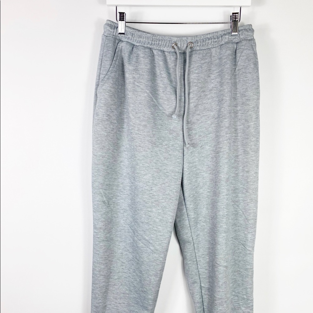 Fashion Nova Joggers Pants Women Size L Gray Sweatpants